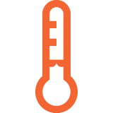 Icon of a thermometer, Body temperature, FLU SV MRNA-002 Study